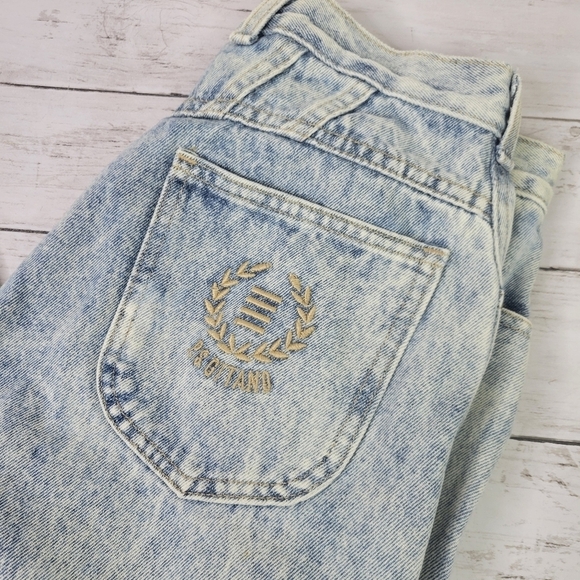 Vintage Gitano light blue bleach washed jeans - Picture 9 of 10